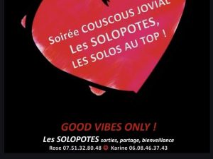 COUSCOUS Saint Valentin des solos  Fontainebleau 