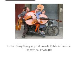 Concert Bling Blang  la Petite charde 