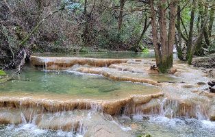 Les sources de l'Huveaune au dpart de Nans 