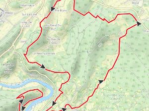 Randonn 17 km Chenecey-Buillon 