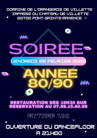 Soire annes 80 90 