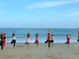 Yoga beach