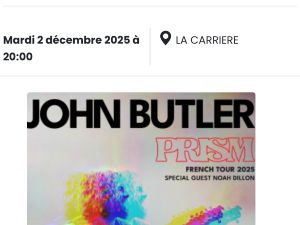 Concert folk rock  John butler