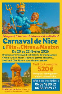Carnaval de Nice et f�te des citrons de Menton