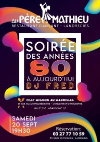 Soire anne 80  avec dj fred