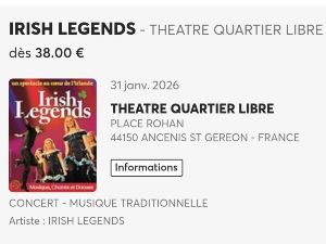 Soire avec l'Irlande 