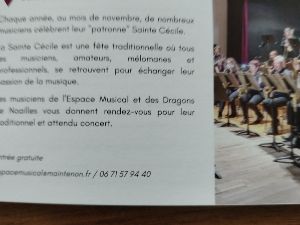 Concert de la Sainte Ccile 