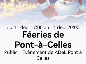 F�eries de Pont-�-Celles 