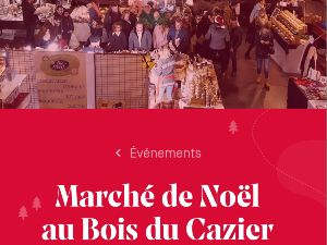 March� de No�l bois du cazier 