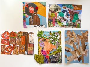 Atelier cr�atif autour du collage